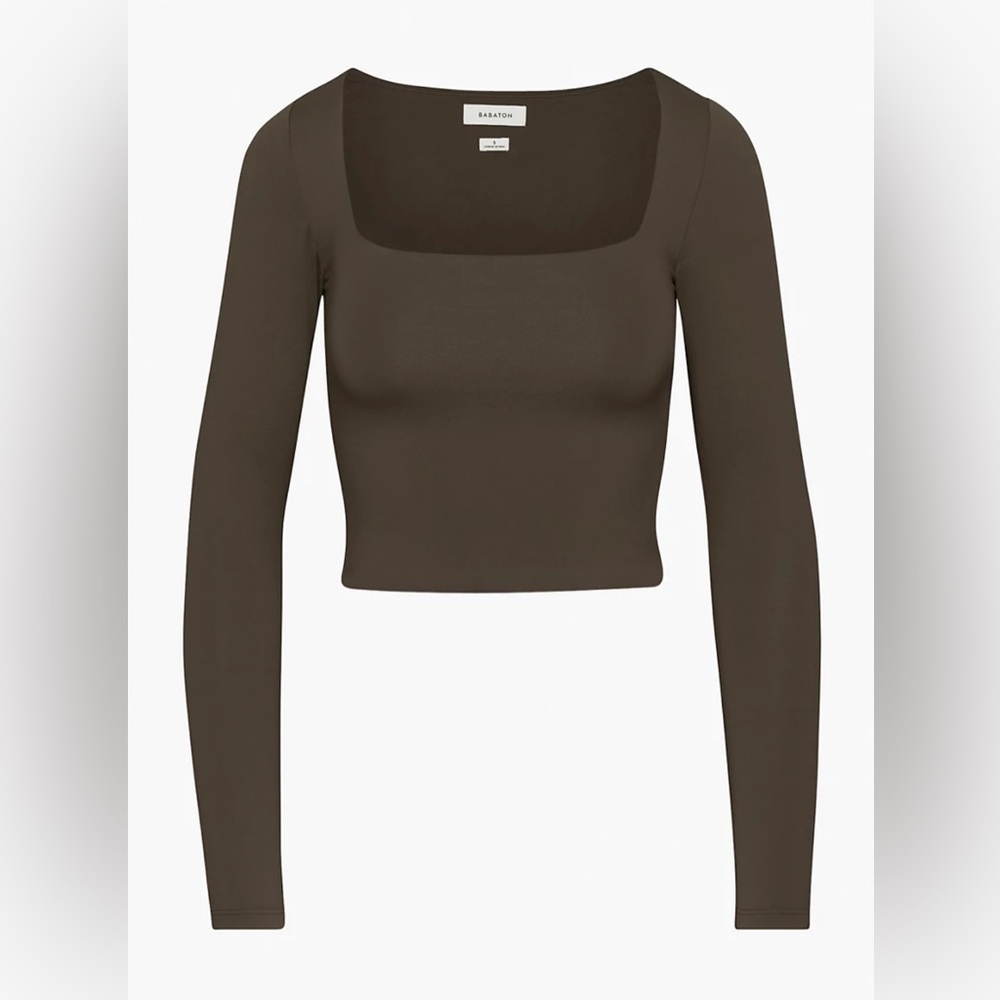 Babaton CONTOUR SQUARENECK LONGSLEEVE. M. Brand new